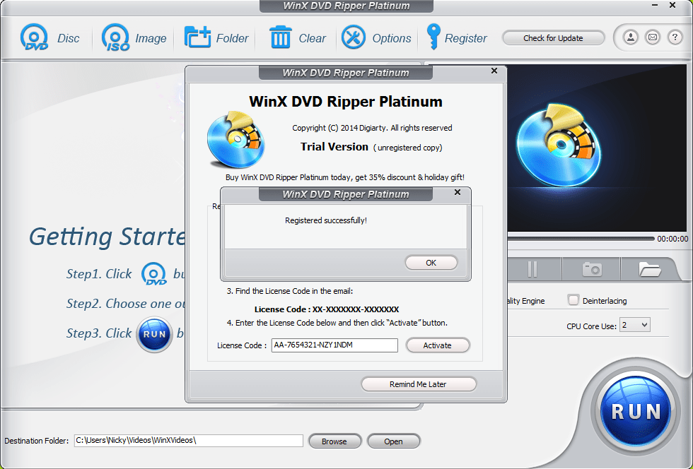 WinX DVD Ripper Platinum Crack 8.21.0+Activation key Download