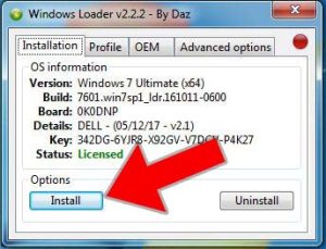Windows 7 Loader Activator Free Download V1.7.9